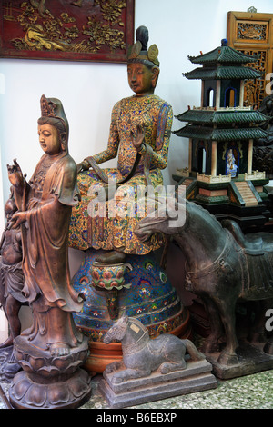 Chine Hong Kong Hollywood Road antiques shop Banque D'Images