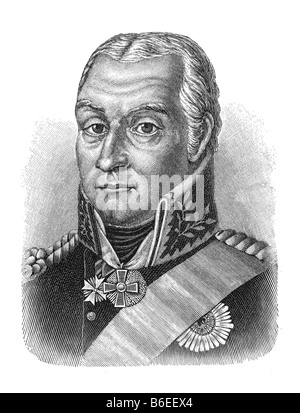 Friedrich Emil Ferdinand Heinrich Graf von Kleist Nollendorf, 9. 17 avril 1762 - Berlin. Février 1823 Berlin Banque D'Images