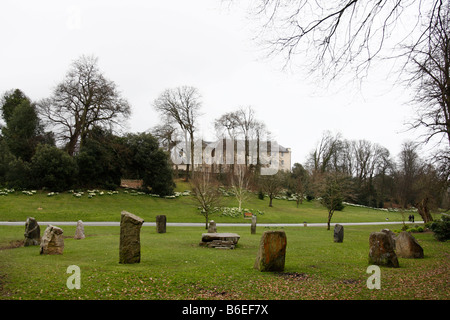 Gorsedd Stone Circle dans Singleton park, Swansea, West Glamorgan, Pays de Galles, Royaume-Uni Banque D'Images