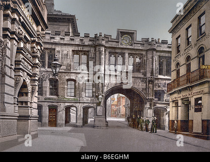 Stonebow Gate Lincoln England UK Banque D'Images