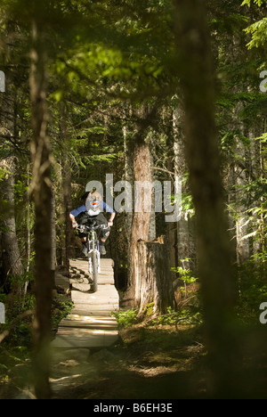 Bike Park de Whistler Banque D'Images