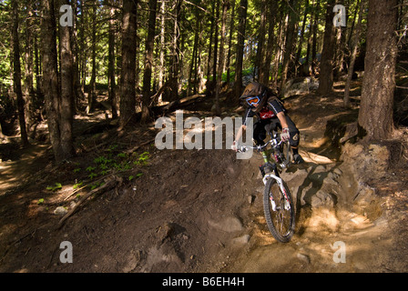 Bike Park de Whistler Banque D'Images