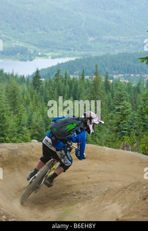 Bike Park de Whistler Banque D'Images