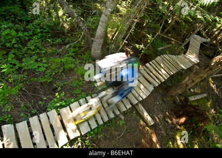 Bike Park de Whistler Banque D'Images