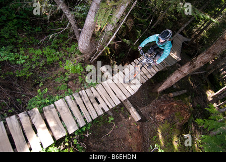 Bike Park de Whistler Banque D'Images