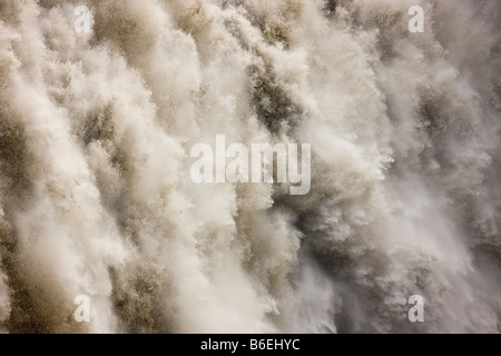 Cascade de Dettifoss en Islande Banque D'Images