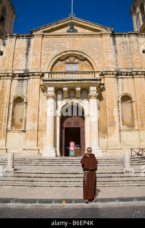 Cathédrale Catholique Saint John's, Saint John's Square, La Valette, Malte Banque D'Images