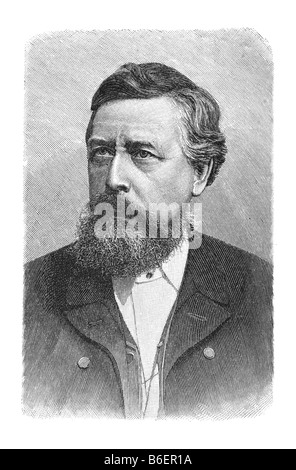 Wilhelm Liebknecht, 29. März 1826 à Gießen, Großherzogtum Hessen - 7. Août 1900 à Berlin Banque D'Images