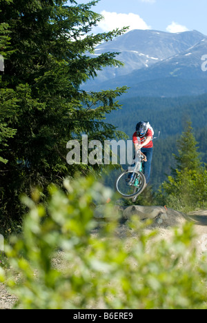 Bike Park de Whistler Banque D'Images