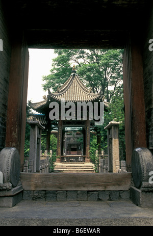 La Grande mosquée, construite 742, Grande Mosquée, ville de Xian, Xian, Shaanxi Province, China, Asia Banque D'Images