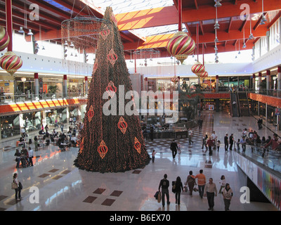 Marbella Costa del Sol Malaga Province Espagne décorations de Noël dans le centre commercial La Cañada Banque D'Images