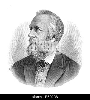 Ernst Heinrich Philipp August Haeckel, 16. Février 1834 Potsdam - 9. Août 1919 Jena Banque D'Images