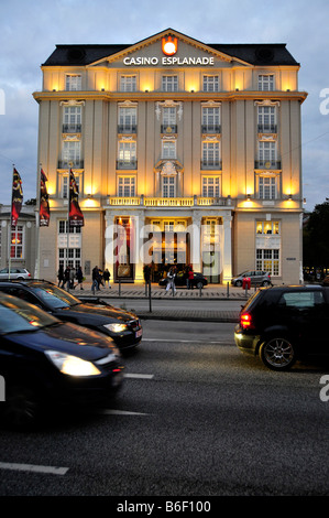 Casino Esplanade de la gare Dammtor, Hambourg, Allemagne, Europe Banque D'Images