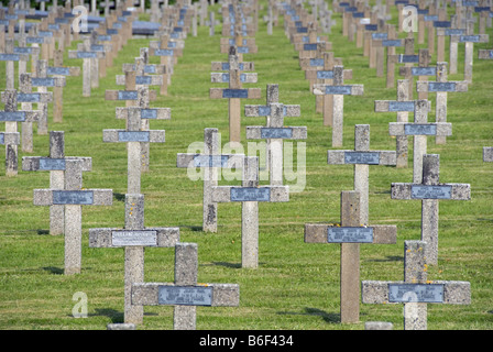 Linge', 'Le cimetière de guerre français au Col du Wettstein, France, Vosges, Alsace Banque D'Images