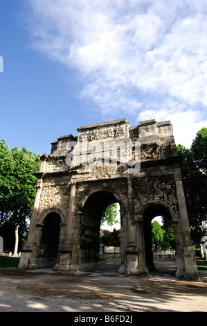 Triumphal Arch in Orange, Provence, France, Europe Banque D'Images