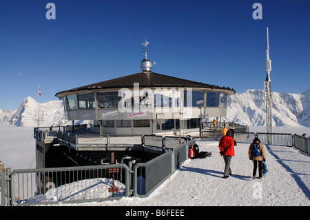 Mt, sommet du Schilthorn Piz Gloria, Lauterbrunnen, Alpes Bernoises, Suisse, Europe Banque D'Images