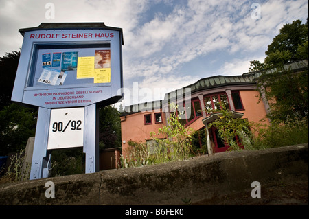 Rudolf Steiner House du Anthroposophical Society Centre de travail en Allemagne, Berlin, Germany, Europe Banque D'Images