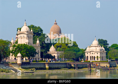Temple de Belur Math, Kolkata, Inde Banque D'Images