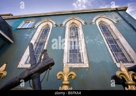 Vieille église à Clifden, le Connemara, République d'Irlande Banque D'Images