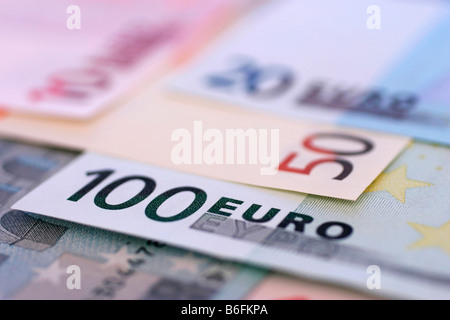 Billets de banque d’euro Banque D'Images