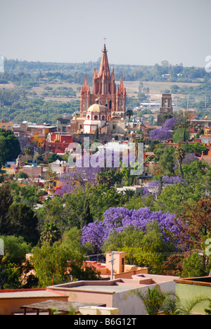 San Miguel de Allende Mexique Banque D'Images