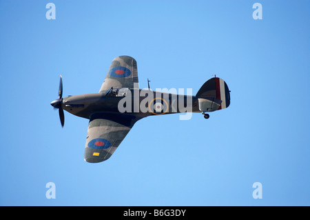 Hawker Hurricane British et alliés de la DEUXIÈME GUERRE MONDIALE Avion de chasse Banque D'Images