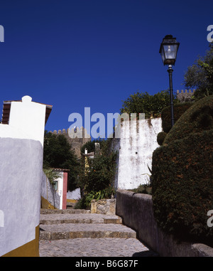 La ville d'Obidos, Portugal, Estremadura Banque D'Images