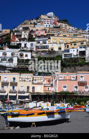 Positano Amalfi coast Italie Campanie Banque D'Images