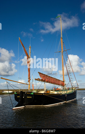 Barge à Juno' à 'Blakeney, Norfolk UK Banque D'Images