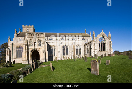 St Margaret's Church, le CLAJ-next-the-Sea, Norfolk UK Banque D'Images