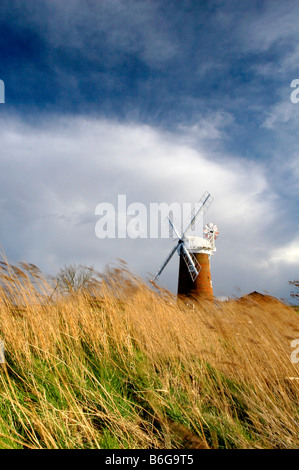 Horsey Bazin sur les Norfolk Broads Banque D'Images