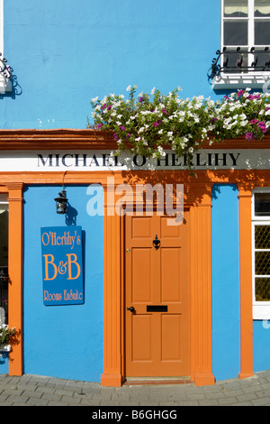 Porte orange Banque D'Images