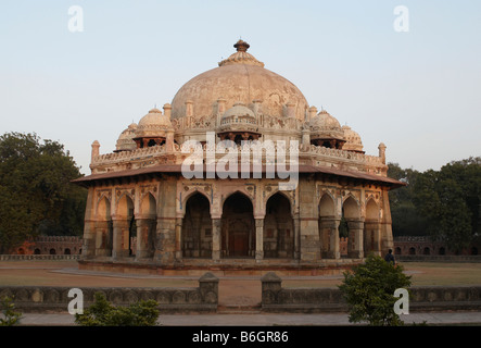 Isa Ali Khan Niazi dans le mausolée de Humayun tomb's complexe. Delhi, Inde. Banque D'Images