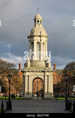 Le Campanile Trinity College Dublin Banque D'Images