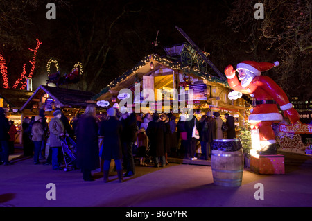 Vin chaud décrochage - Winter Wonderland - Hyde Park - Londres Banque D'Images