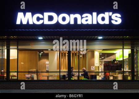 D'un restaurant Mcdonald's - Bourne End - Hertfordshire Banque D'Images