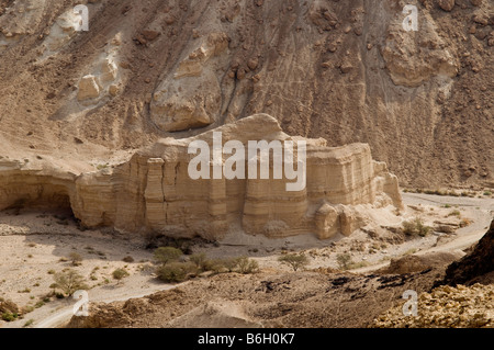 Rock, la Judée désert, Israël, Asie Banque D'Images