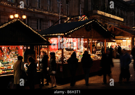 Marché de Noël de Birmingham Banque D'Images