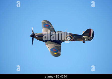 Hawker Hurricane British et alliés de la DEUXIÈME GUERRE MONDIALE Avion de chasse Banque D'Images