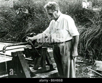 ALBERT SCHWEITZER médecin missionnaire alsacien et philosophe à Lambaréné Banque D'Images