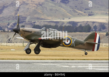 Hawker Hurricane British et alliés de la DEUXIÈME GUERRE MONDIALE Avion de chasse Banque D'Images