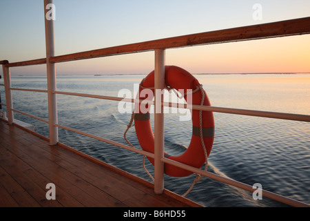 croisière coucher de soleil Banque D'Images