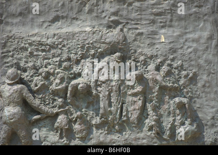 Monument aux victimes de la shoah Ghetto Venise Italie Avril 2008 Banque D'Images