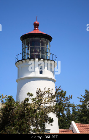 Umpqua River Lighthouse, Winchester Bay, Oregon, USA Banque D'Images