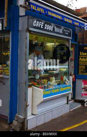 Fast food à Shepherds Bush market dans l'ouest de Londres Angleterre Royaume-uni Banque D'Images