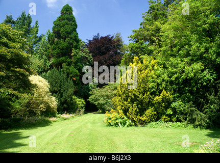 West Garden, Dyffryn House and Gardens, St Nicholas, Vale of Glamorgan, pays de Galles du Sud. Banque D'Images