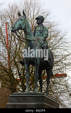 Statue du maréchal Ferdinand Foch à Cassel France Banque D'Images