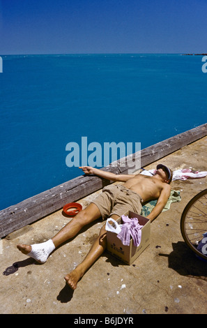 Pêche, Broome, Australie Banque D'Images
