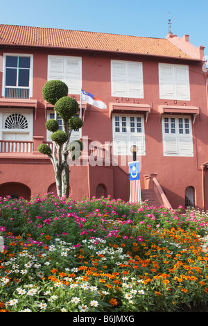 Extérieur de Stadthuys, Melaka Banque D'Images