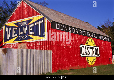 Vintage advertising art, Australie Banque D'Images